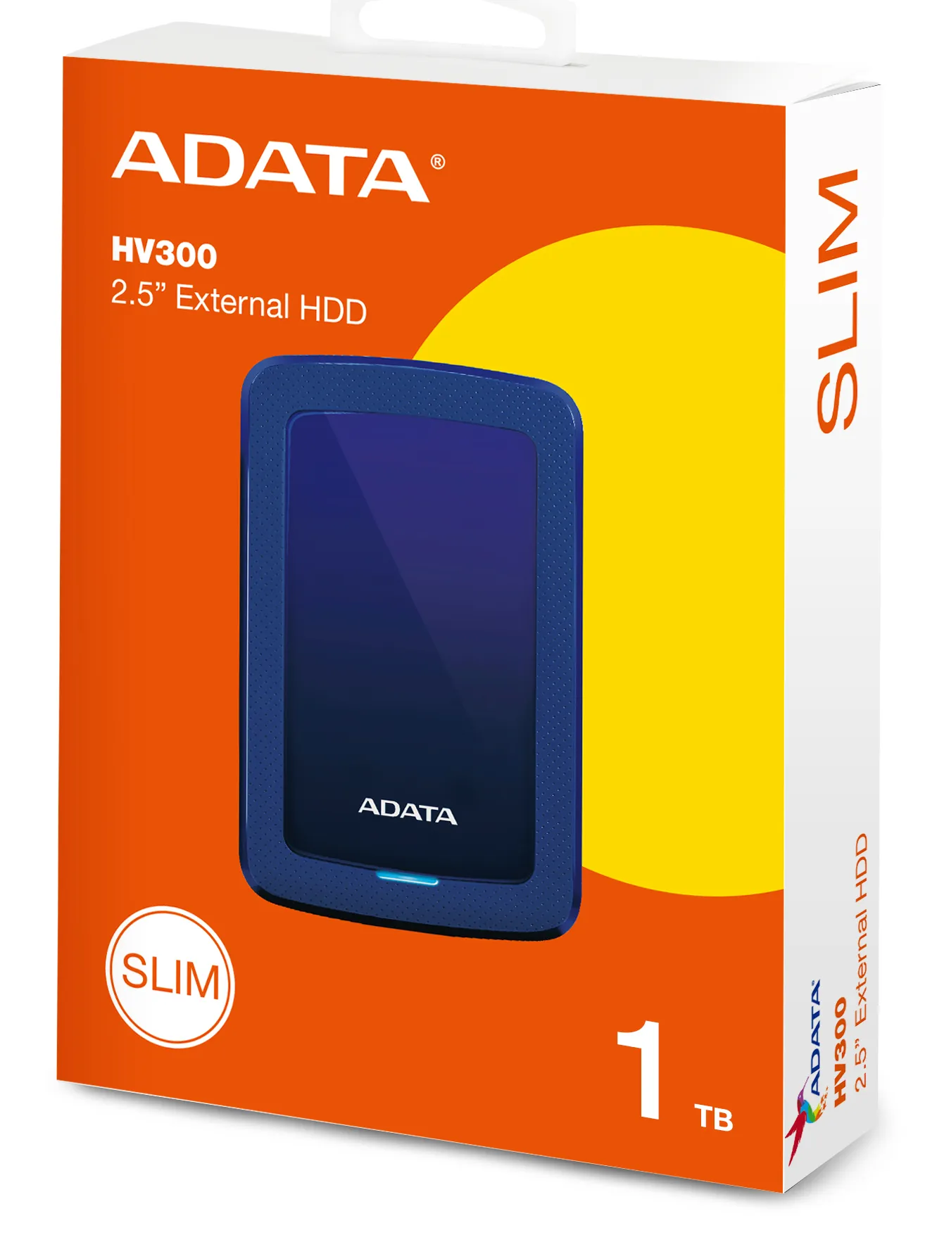 ADATA AHV300 1TB 2.5" External HDD, Blue