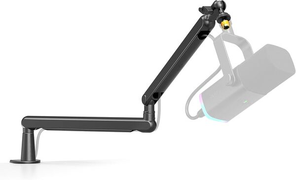FIFINE BM88 l&aring;gprofil fullmetall mikrofonbom, svart