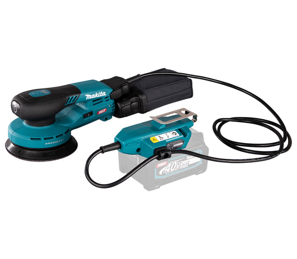 Makita -batteridriven excenterslipmaskin 40 V, utan batteri och laddare