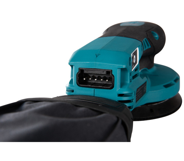 Makita -batteridriven excenterslipmaskin 40 V, utan batteri och laddare