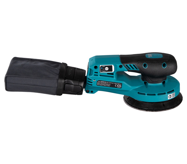 Makita -batteridriven excenterslipmaskin 40 V, utan batteri och laddare
