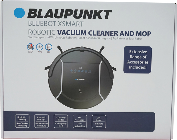 Blaupunkt Smart Robot Vacuum Cleaner and Mop Bluebot