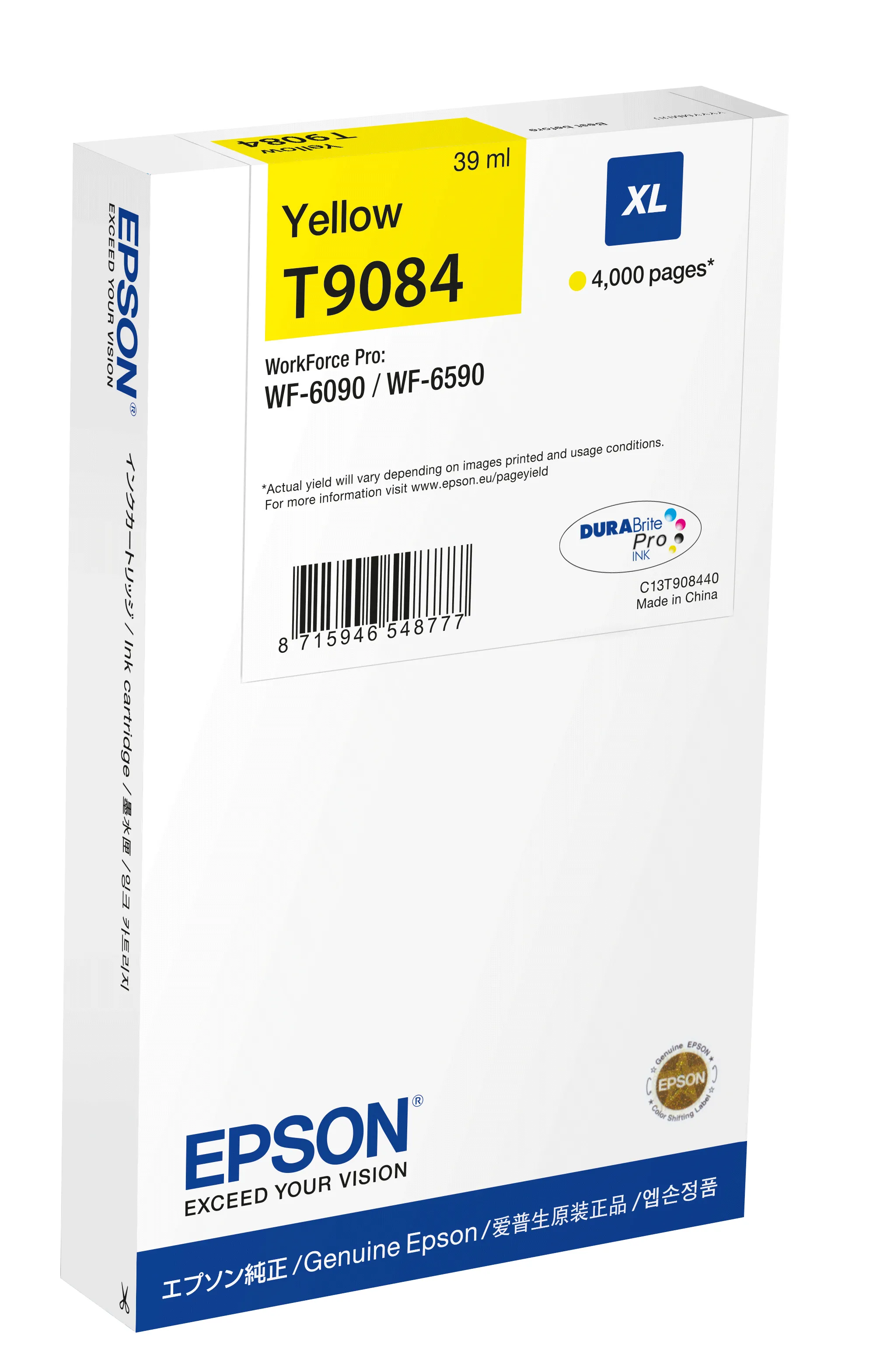 Ink/T9084 DURABrite Pro 39ml YL