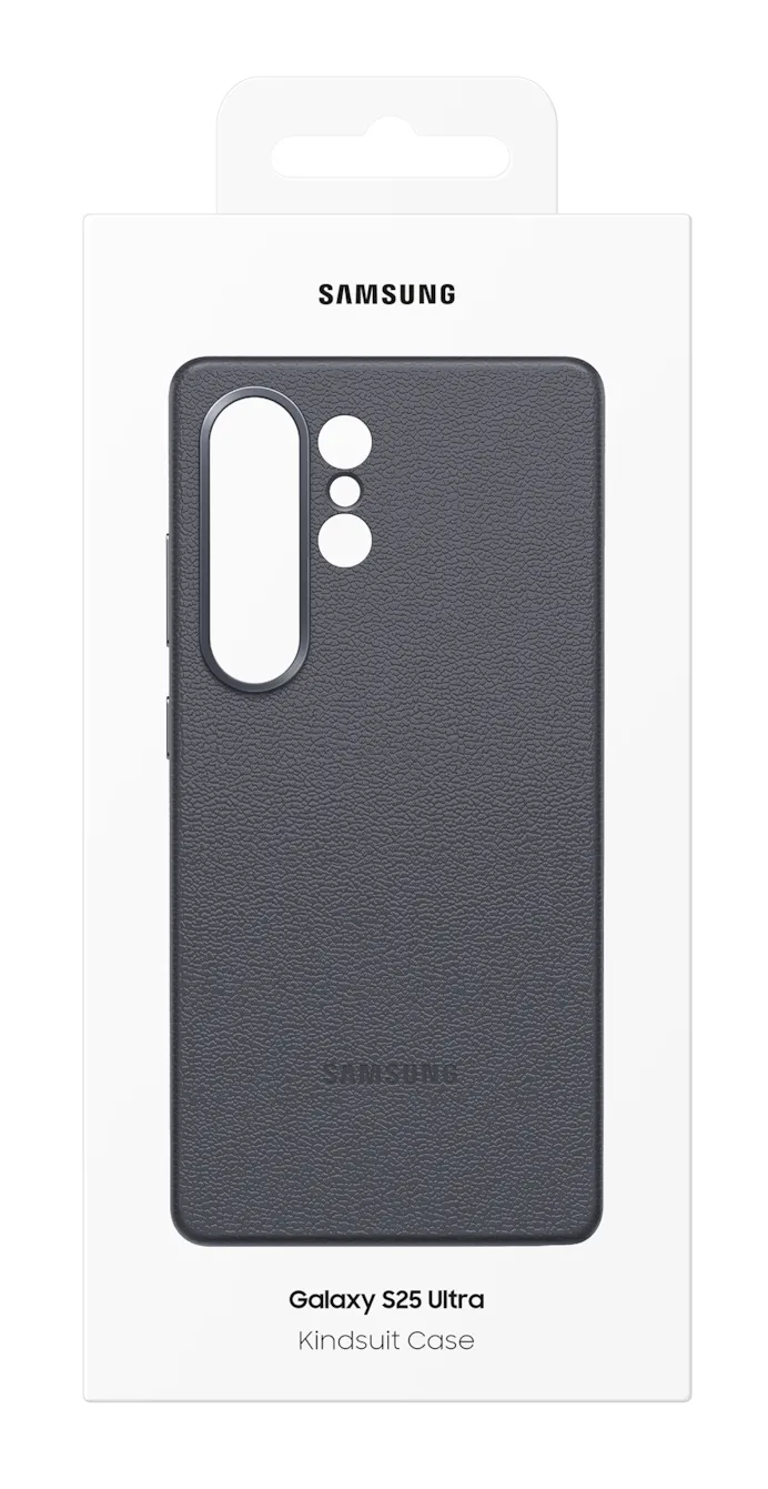 Samsung Galaxy S25 Ultra Kindsuit Faux Leather Case, Black