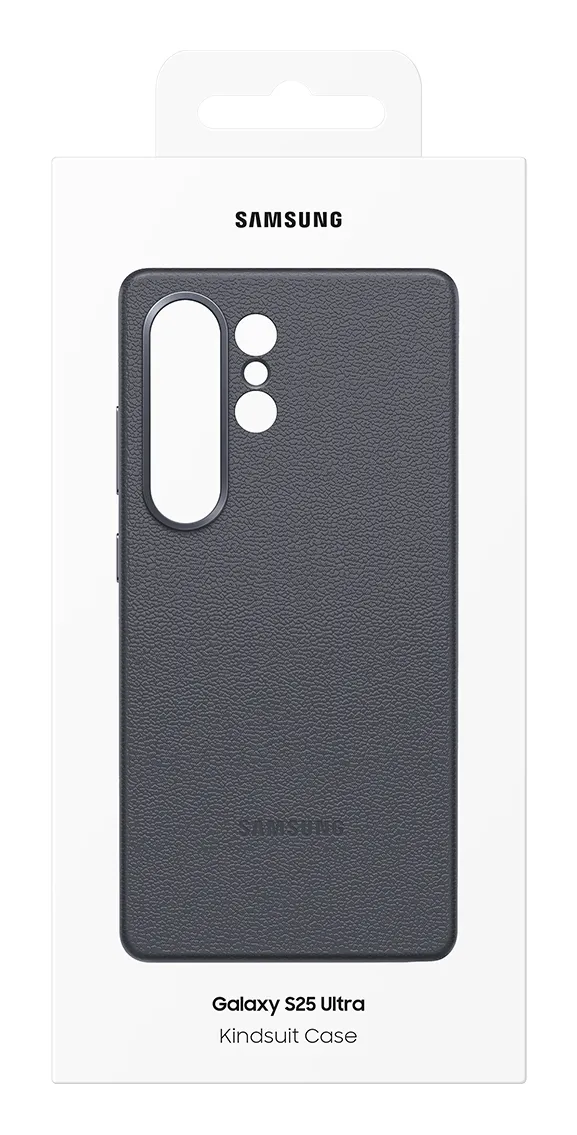 Samsung Galaxy S25 Ultra Kindsuit Faux Leather Case, Black