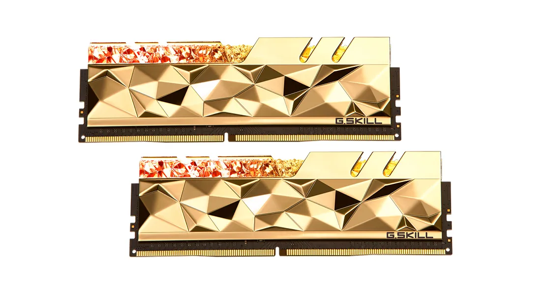 G.Skill Trident Z Royal Elite 64 GB (2 x 32 GB) DDR4 4000 MHz, CL18 - minne, Guld