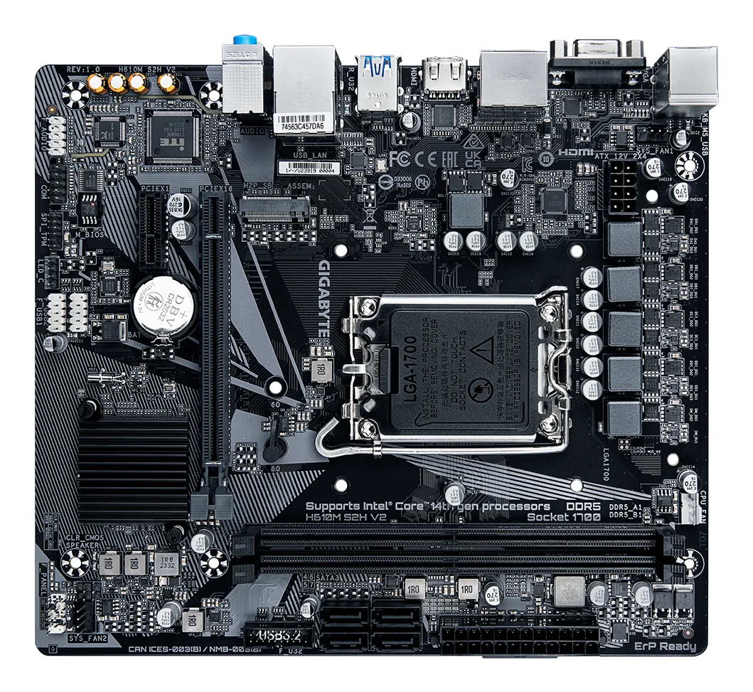 Gigabyte H610M S2H V2 LGA1700 mATX - motherboard