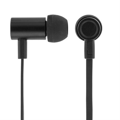 STREETZ in-ear h&ouml;rlurar med mikrofon, svarsknapp, IP67, 1,2m, vit