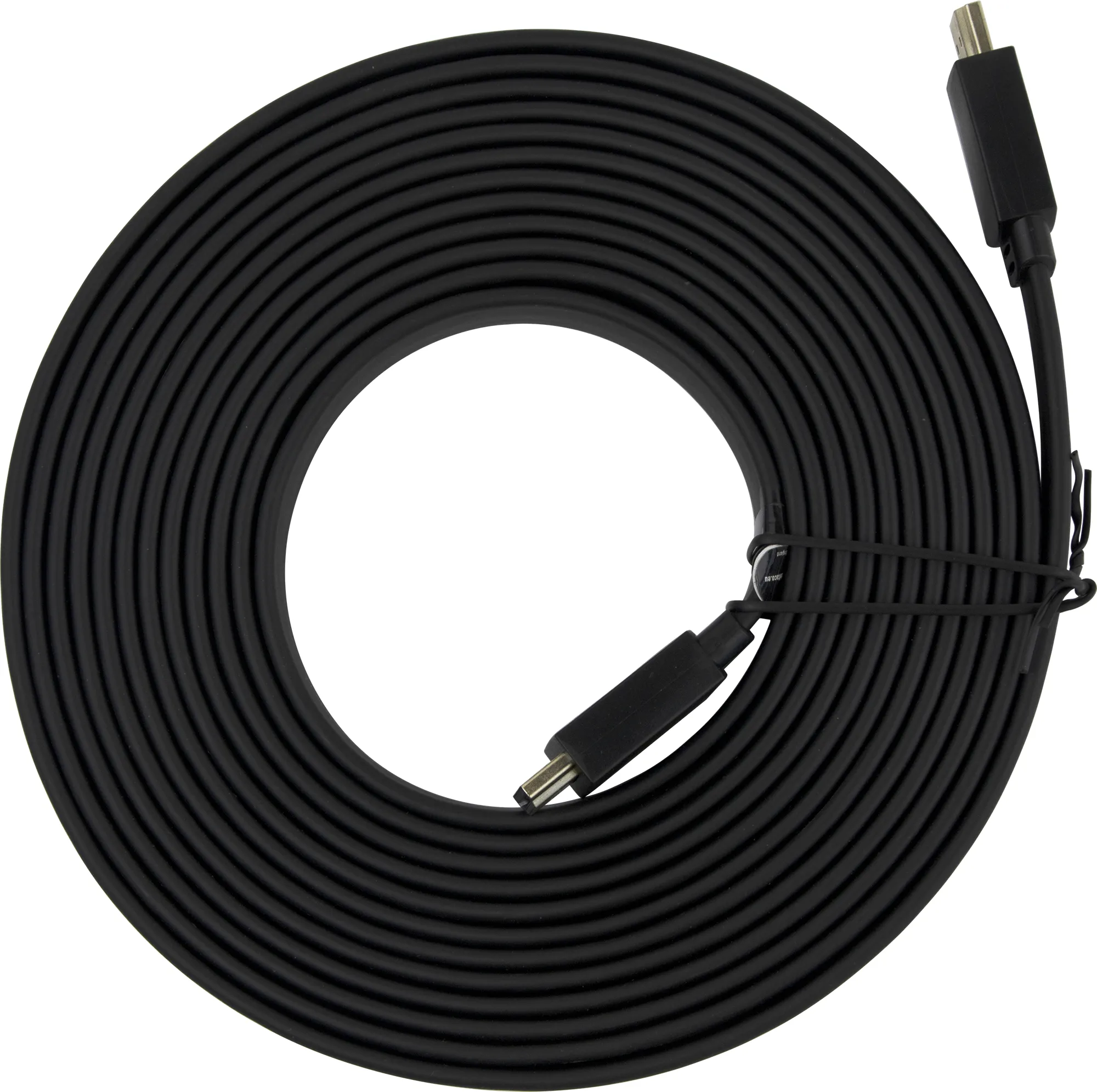Deltaco HDMI 2.1 Flat - kabel, Svart, 5m
