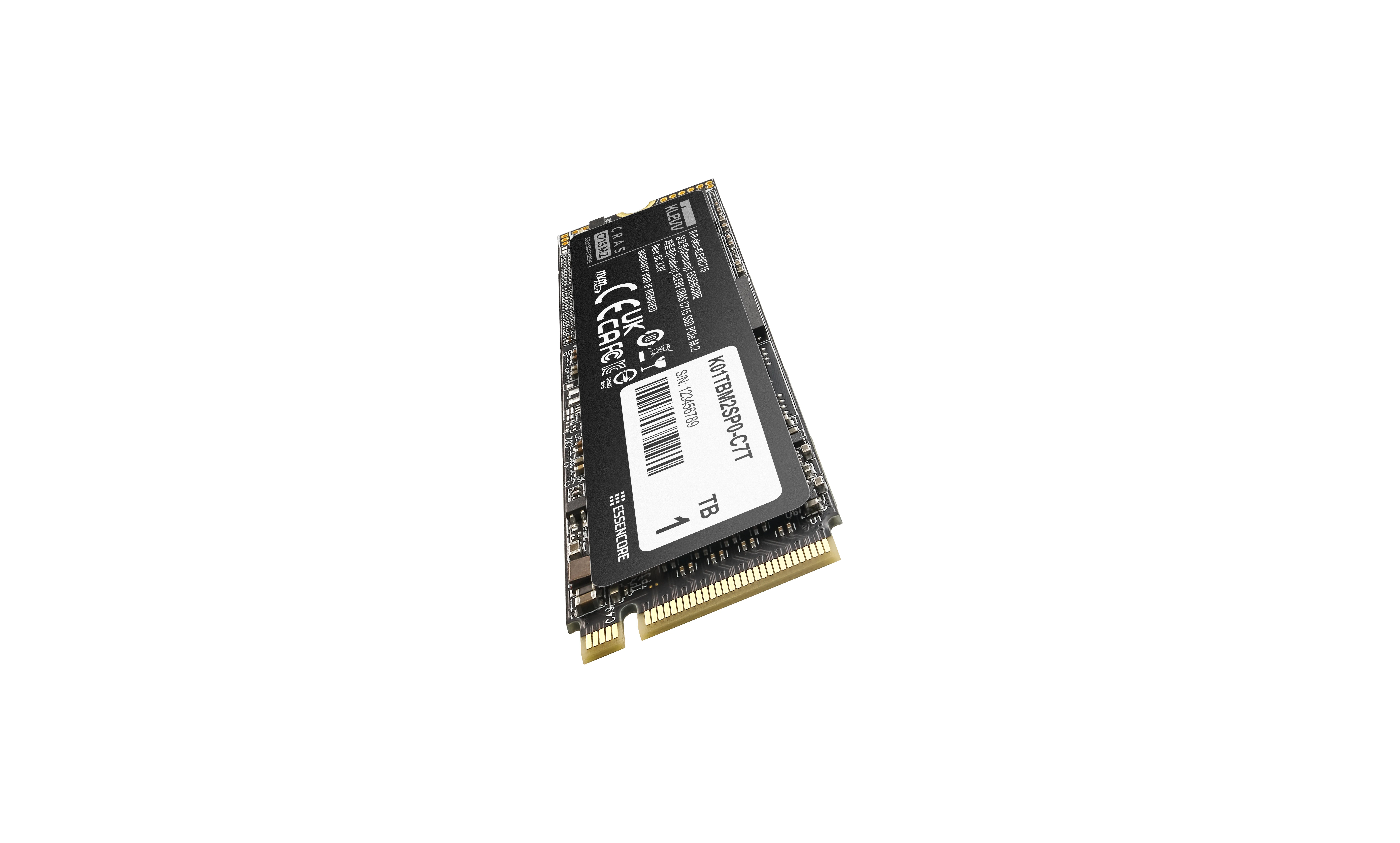 KLEVV CRAS C715 1TB M.2 2280 PCI Express 3.0 x4 Non-Volatile Memory Express SSD