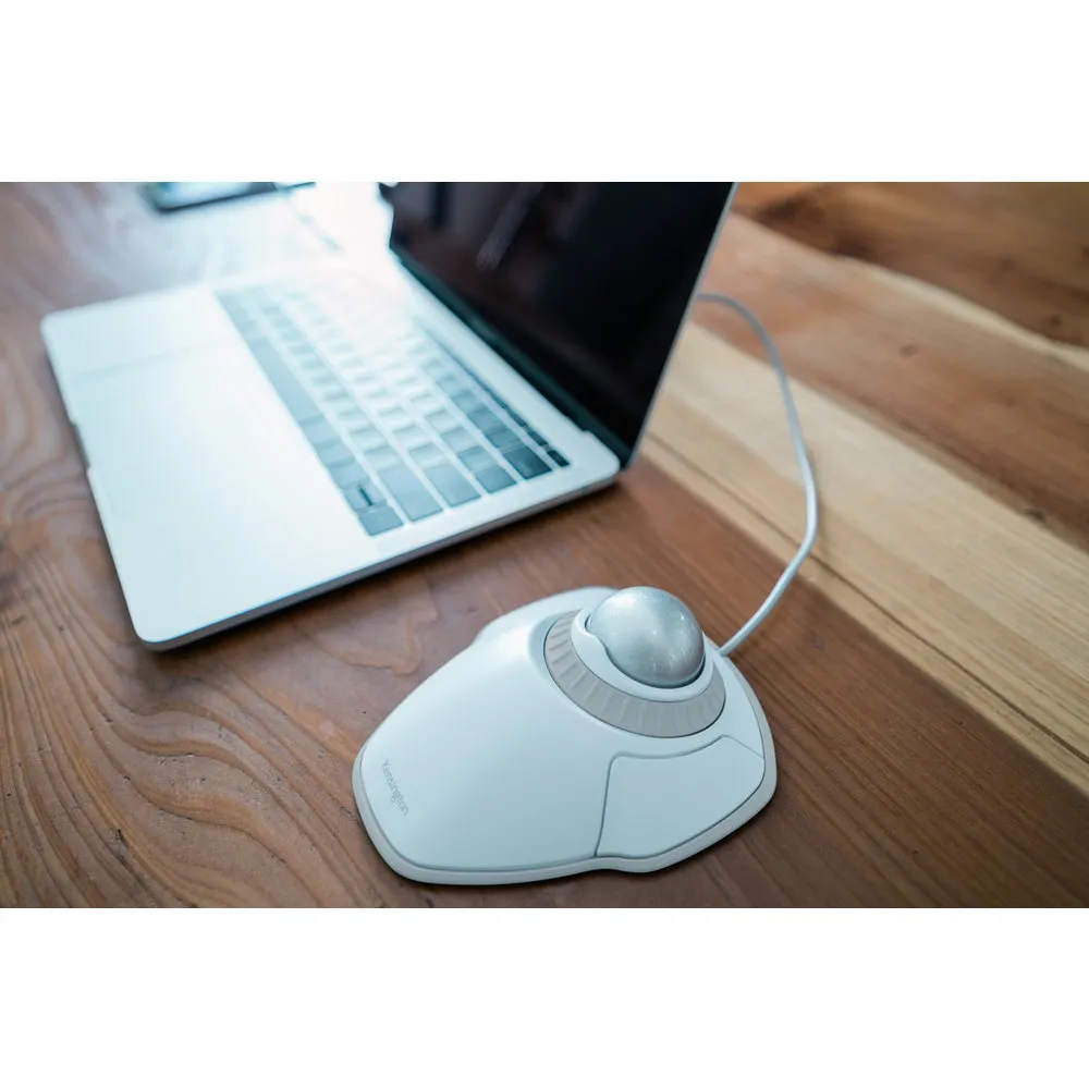 Kensington Trackball Orbit Scroll R - mouse, White