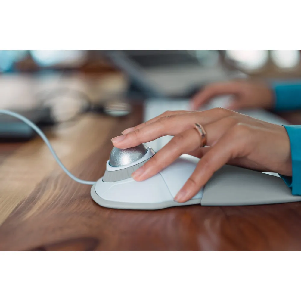 Kensington Trackball Orbit Scroll R - mouse, White