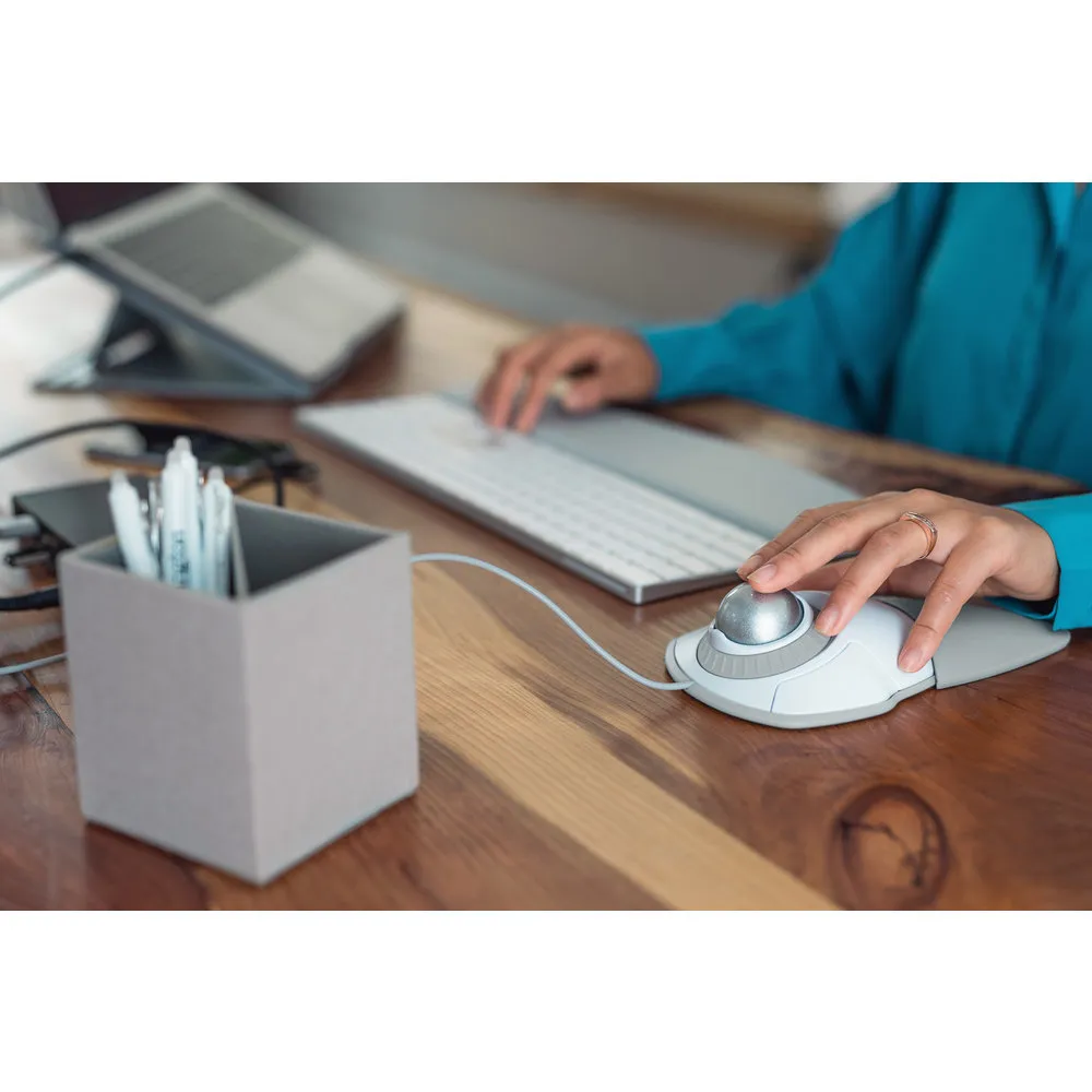 Kensington Trackball Orbit Scroll R - mouse, White