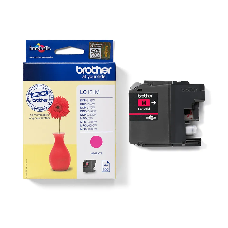 Brother LC121M ink cartridge, Magenta