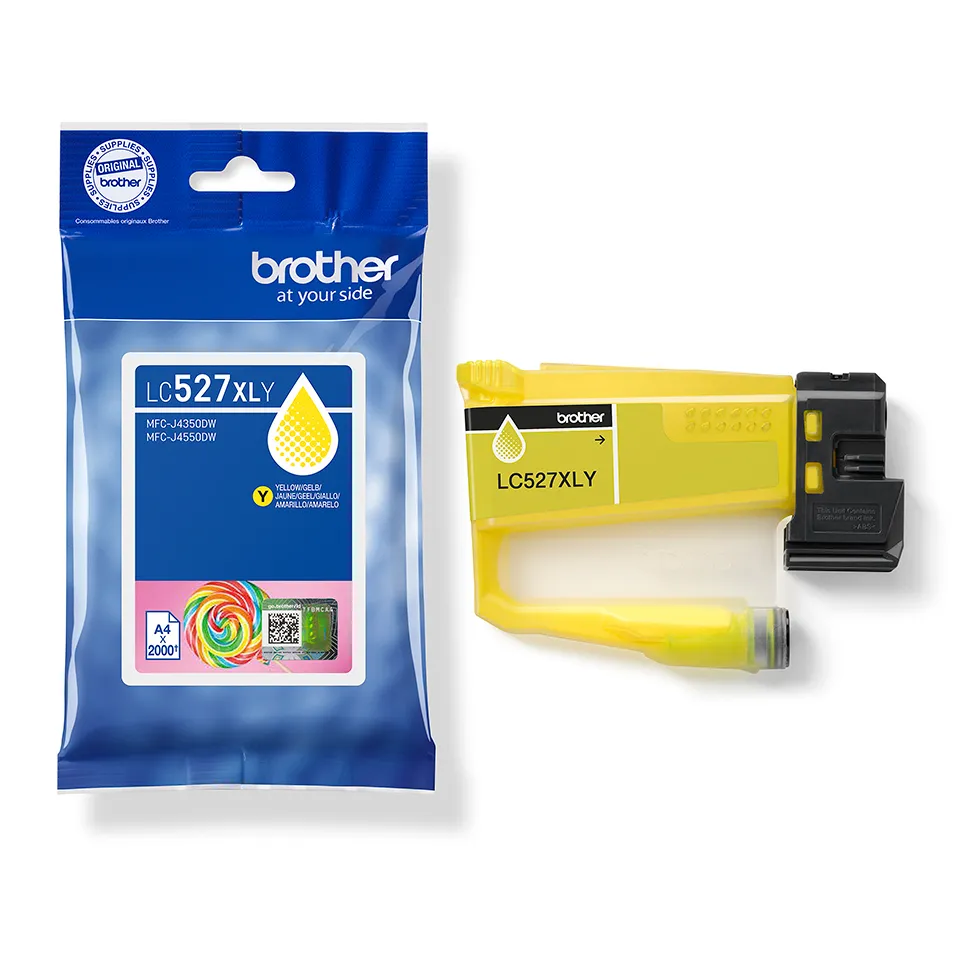 Brother LC527XLY - toner cartridge, Yellow