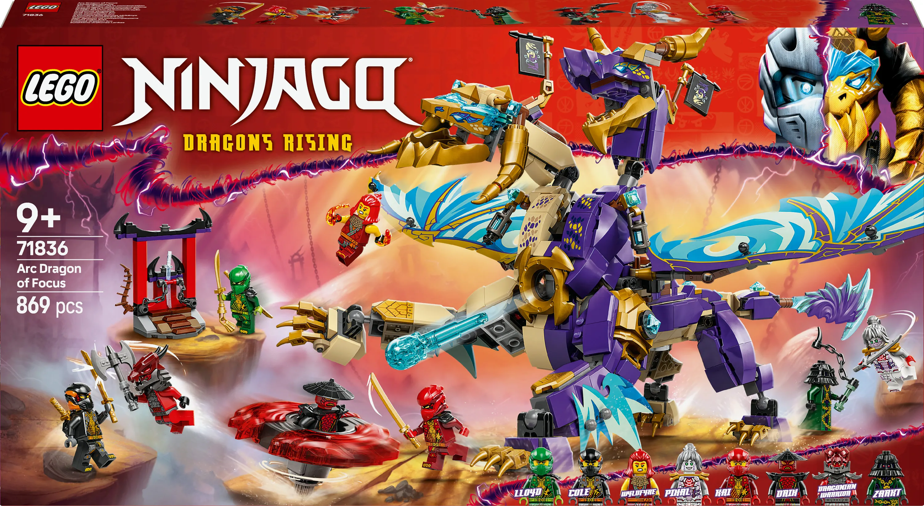 LEGO NINJAGO Focus Dragon Arc 71836 LEGO NINJAGO Focus Dragon Arc 71836