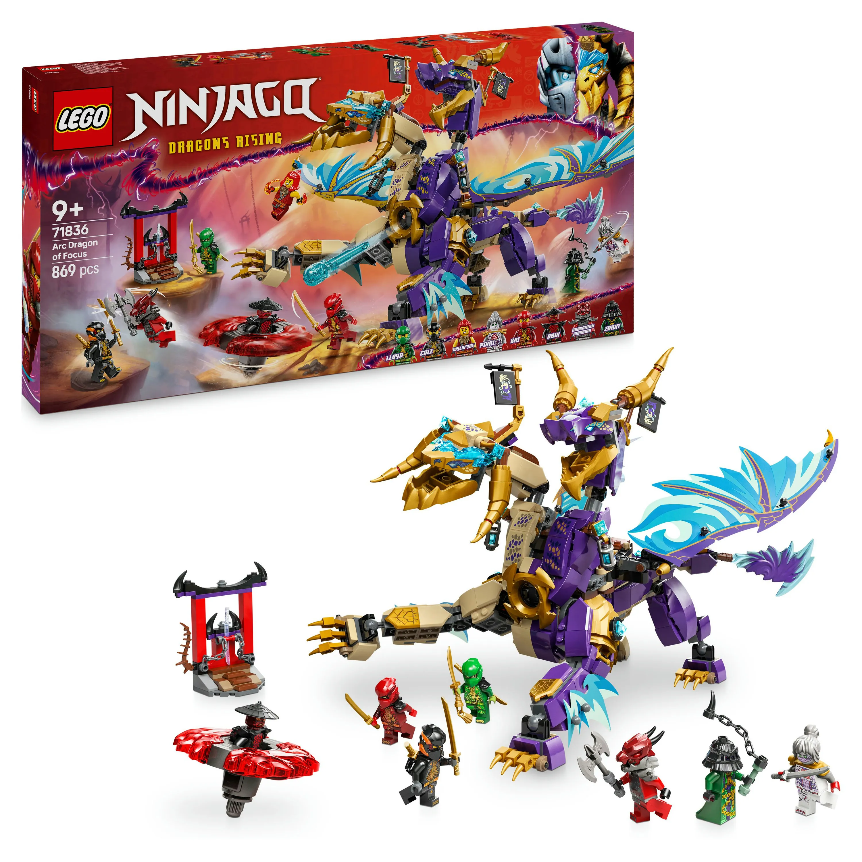 LEGO NINJAGO Focus Dragon Arc 71836 LEGO NINJAGO Focus Dragon Arc 71836