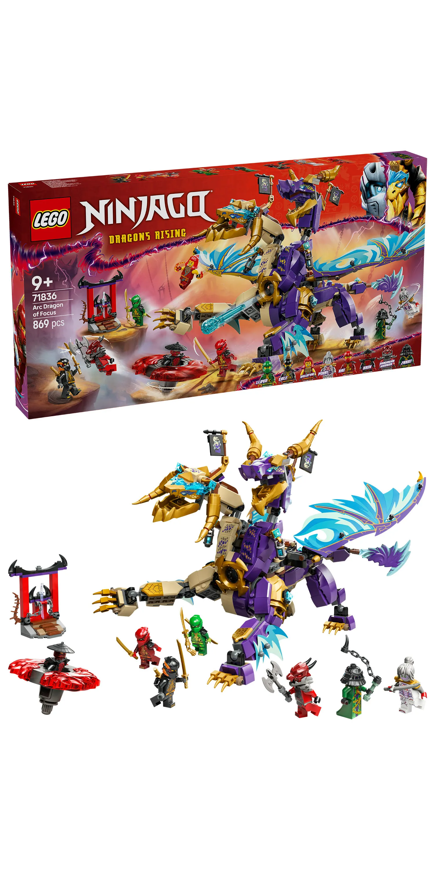 LEGO NINJAGO Focus Dragon Arc 71836 LEGO NINJAGO Focus Dragon Arc 71836