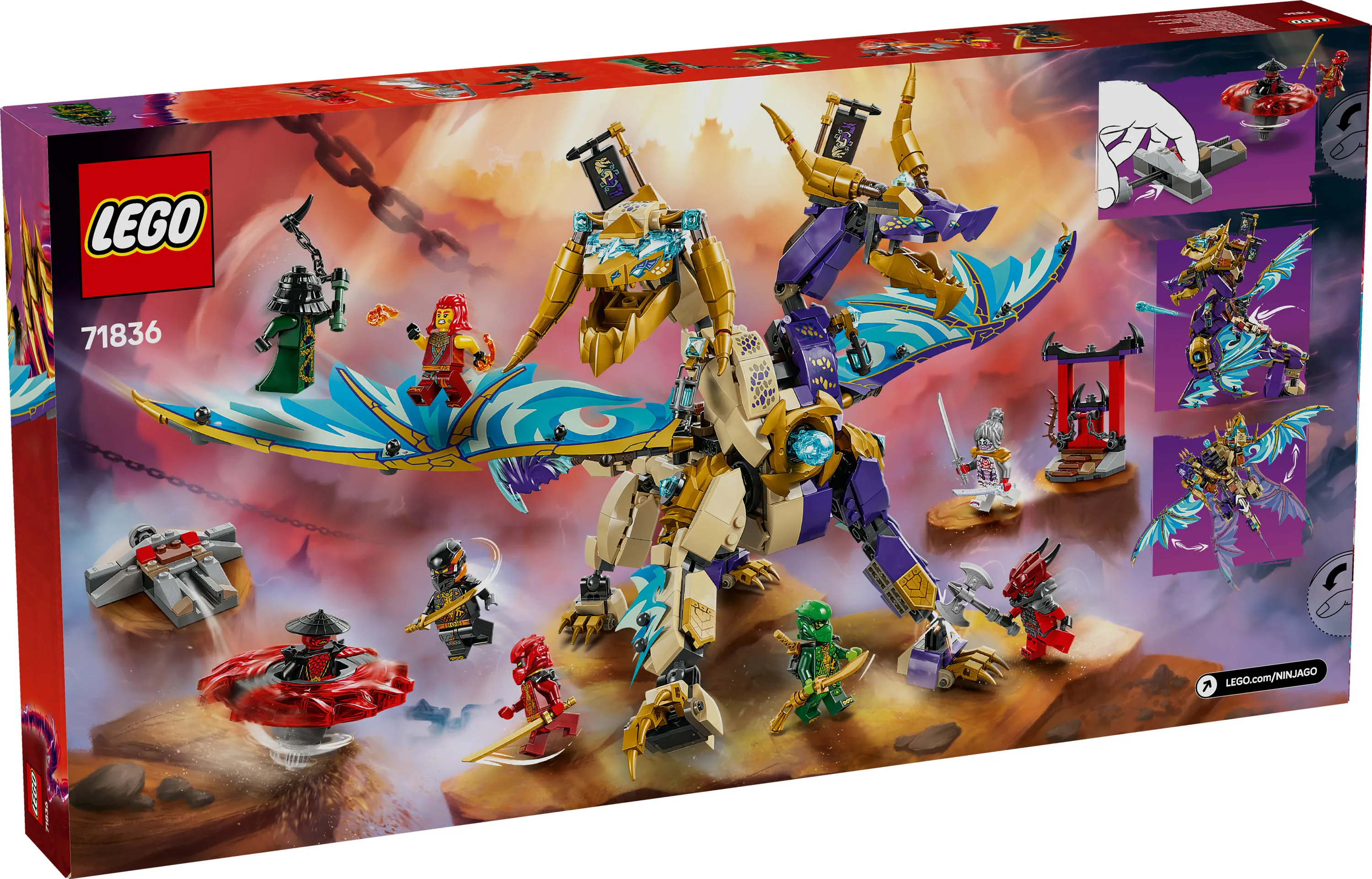 LEGO NINJAGO Focus Dragon Arc 71836 LEGO NINJAGO Focus Dragon Arc 71836