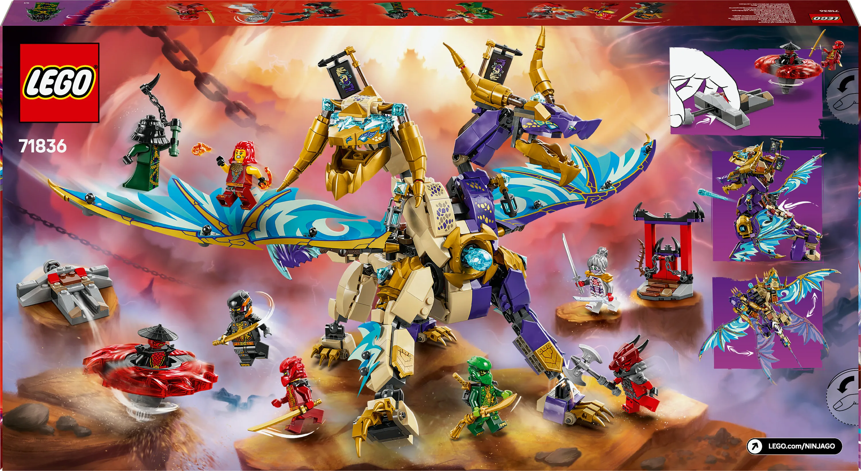 LEGO NINJAGO Focus Dragon Arc 71836 LEGO NINJAGO Focus Dragon Arc 71836
