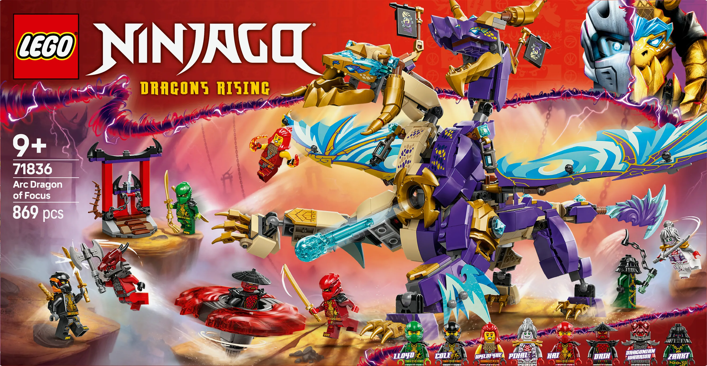 LEGO NINJAGO Focus Dragon Arc 71836 LEGO NINJAGO Focus Dragon Arc 71836
