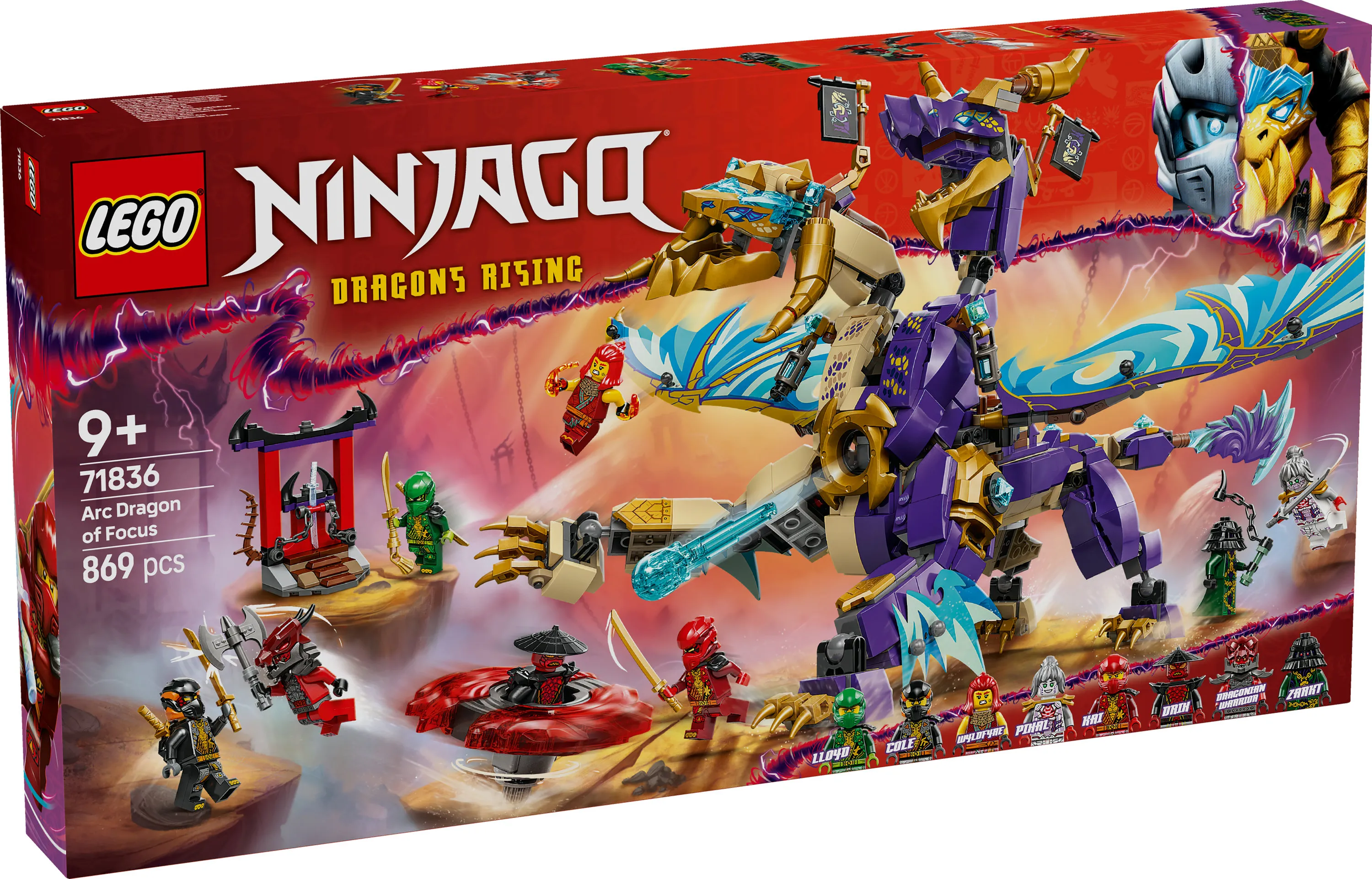 LEGO NINJAGO Focus Dragon Arc 71836 LEGO NINJAGO Focus Dragon Arc 71836