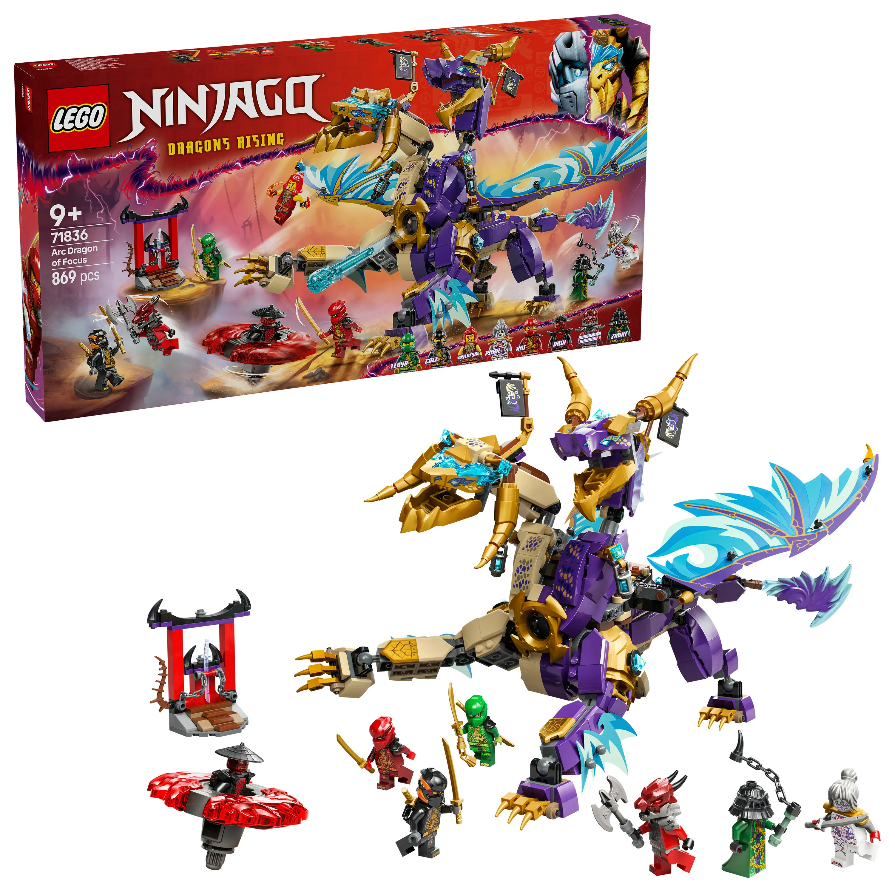 LEGO NINJAGO Focus Dragon Arc 71836 LEGO NINJAGO Focus Dragon Arc 71836