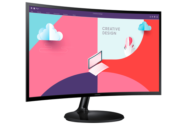 Samsung 24&quot; Essential Monitor S36C Full HD, VA - curved monitor
