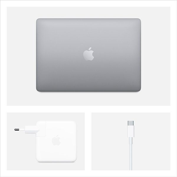 Apple MacBook Pro 13" 1 Tt, 4x Thunderbolt 3 ‐porttia, MacOS -kannettava, T&auml;htiharmaa (2020)