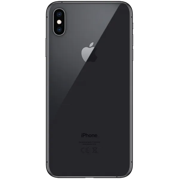Renoverad iPhone XS Max 64 GB - mobiltelefon, Rymdgrå (Bruksskick)