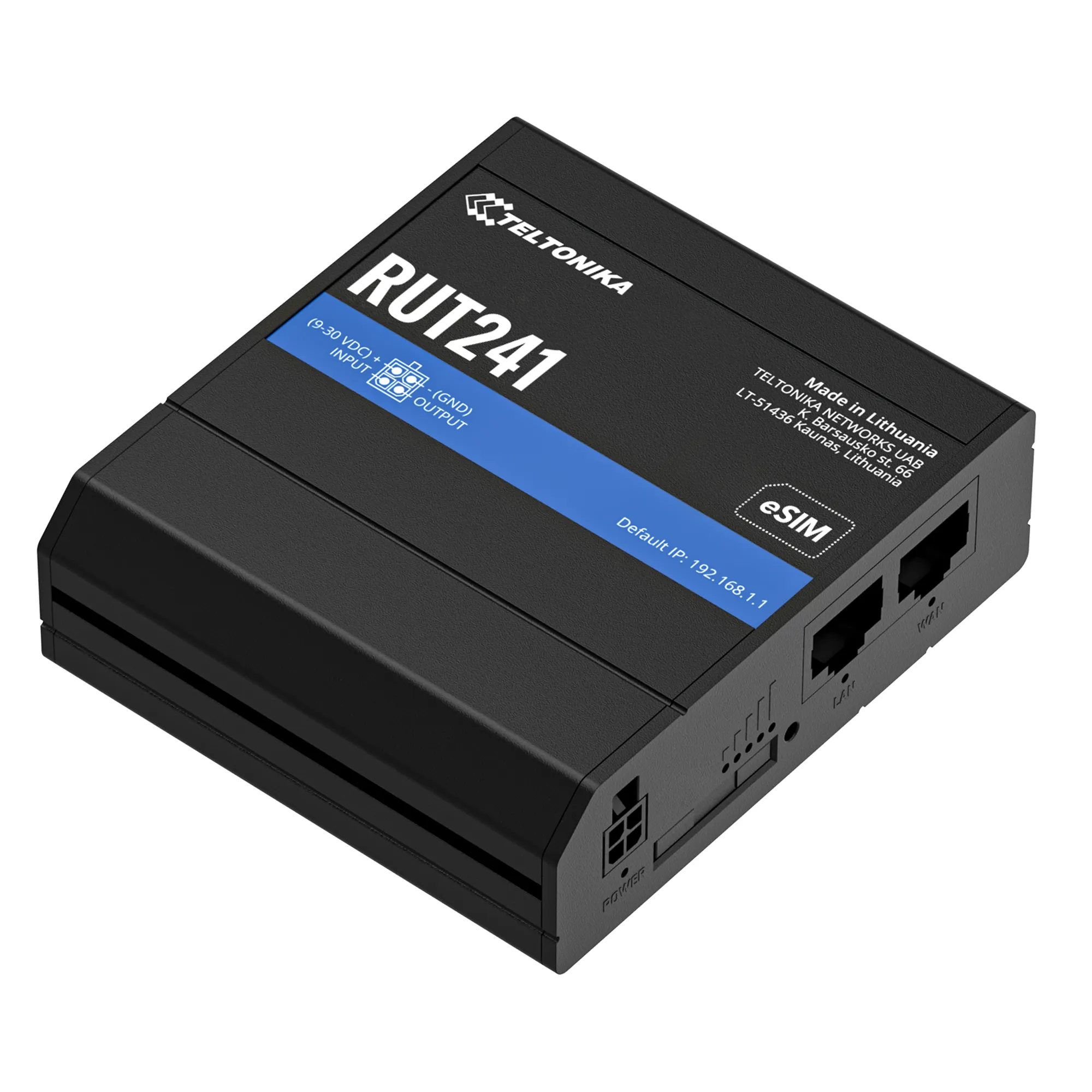 Teltonika RUT241  Industrial 4G E-Sim - router
