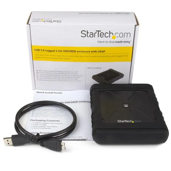 RUGGED HARD DRIVE ENCLOSURE