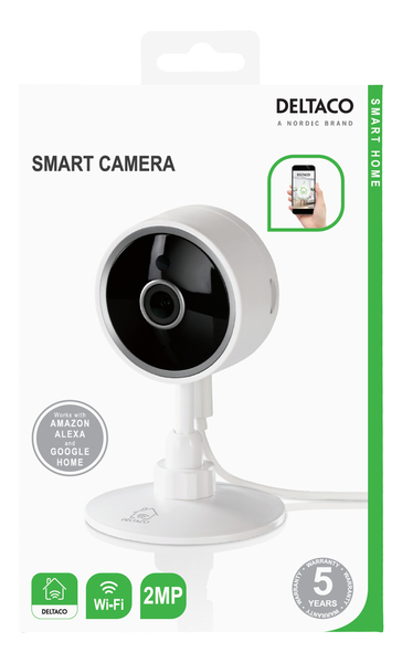 Deltaco Smart Home SH-IPC02 - smart camera for indoor, 1080p, IR 10m