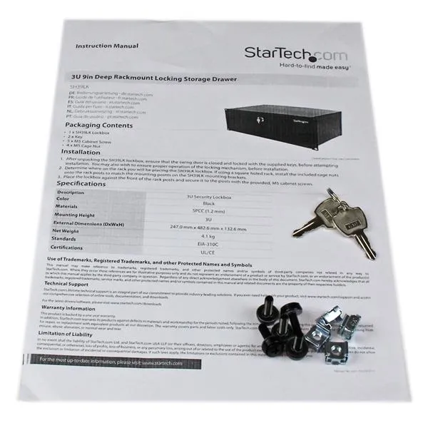 3U 9IN DEEP RACK MOUNT