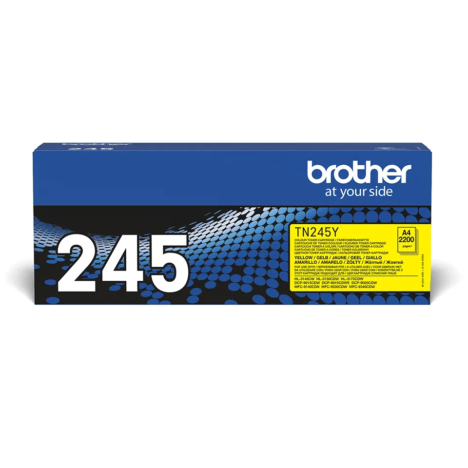 Brother TN245Y XL toner cartridge, Yellow