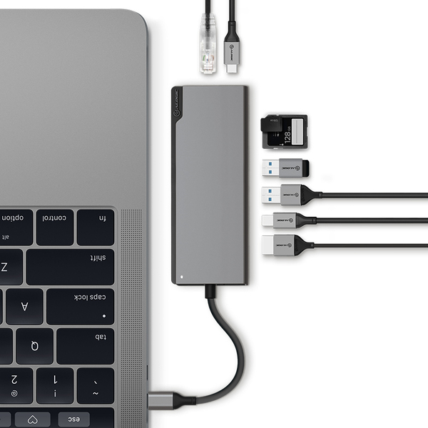 ALOGIC Ultra USB-C Dock PLUS - HDMI, MDP, USB, Ethernet, Memory Card Reader &amp; 100W PD