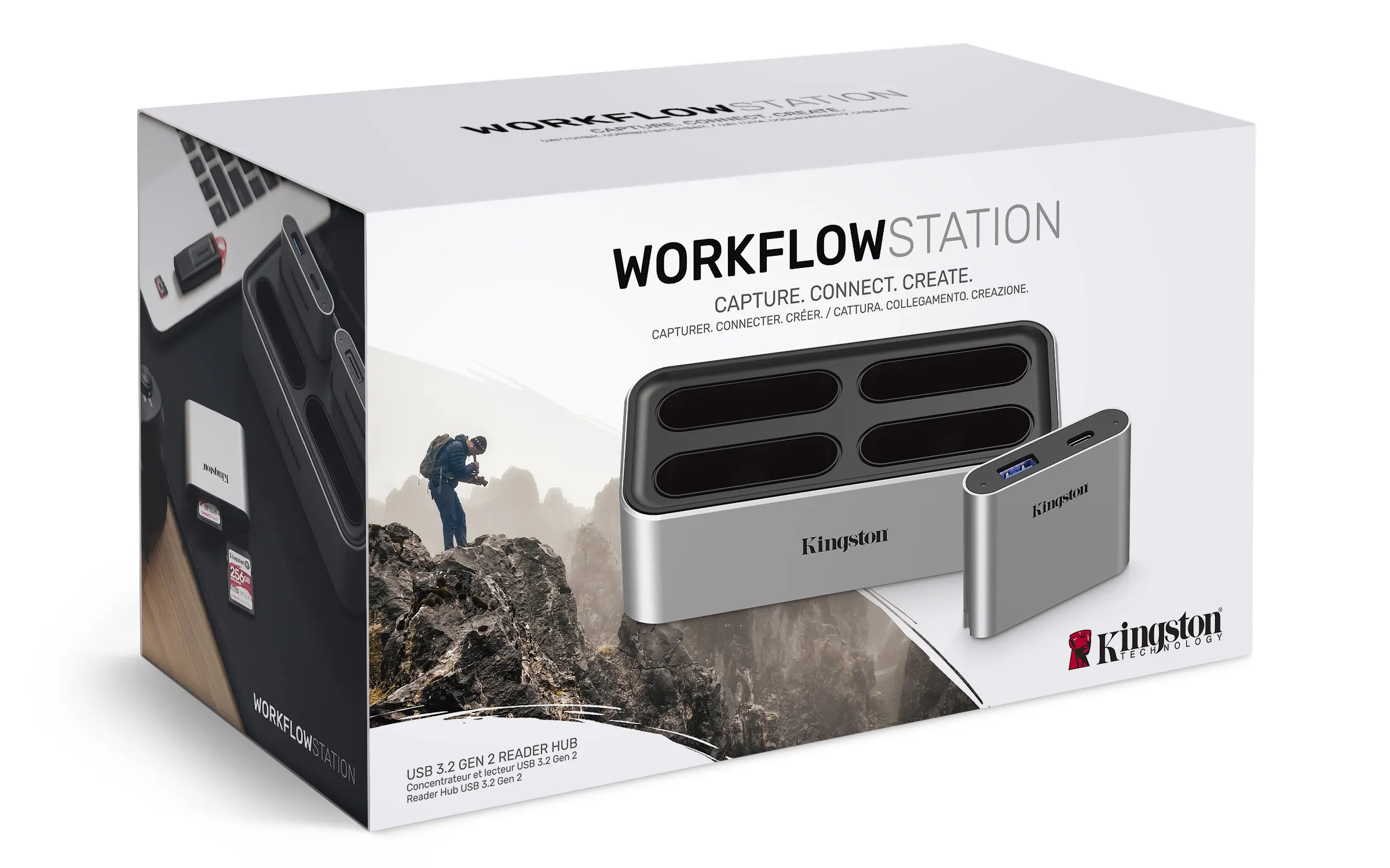KINGSTON USB3.2 GEN2 WORKFLOW STATION DOCK W/5G USB-A/C HUB