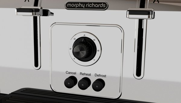 MORPHY RICHARDS Venture - toaster, 4 slices, white