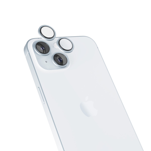 Epico Aluminium Lens, iPhone 15 / 15 Plus - Camera Lens Protector, Blue