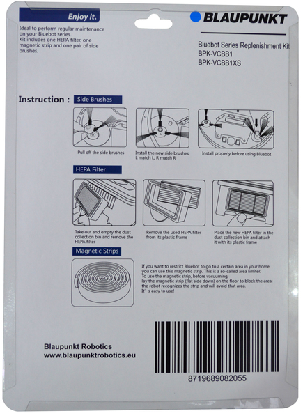 Blaupunkt Smart Robot Vacuum Cleaner and Mop Bluebot