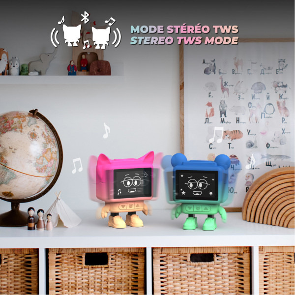 MOB Dancing Alarm Clock Pink