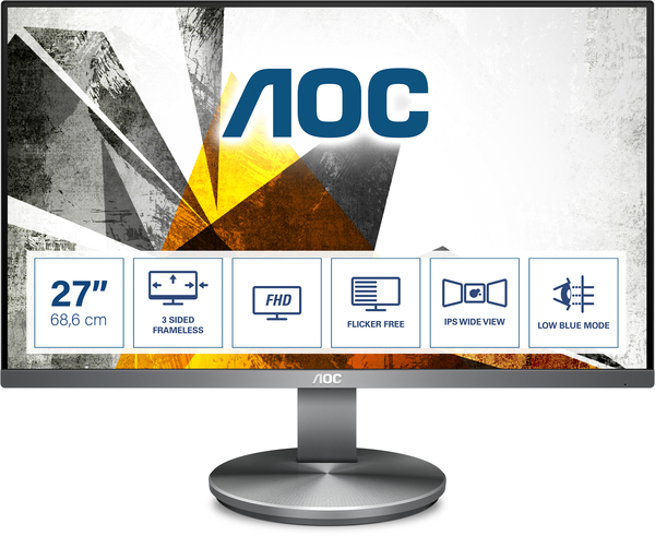 AOC 27" I2790VQ/BT, Full HD, IPS -n&auml;ytt&ouml;