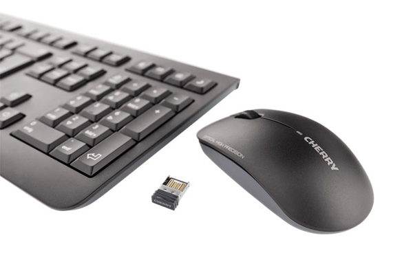 Cherry DW 3000 Keyboard and Mouse Set, USB, Black