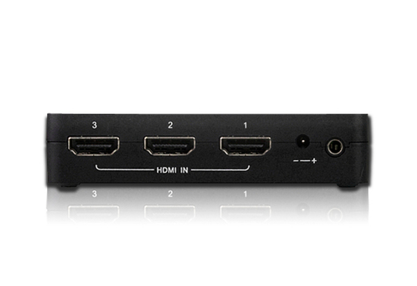 ATEN HDMI-Switch tre in en ut,HDCP, 3D, 1080p, IR, fj&auml;rr, svart