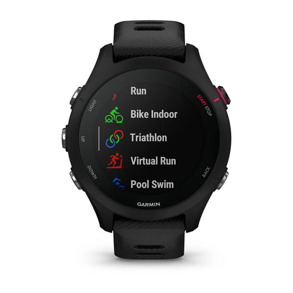 Garmin Forerunner 255s Music -urheilukello, musta