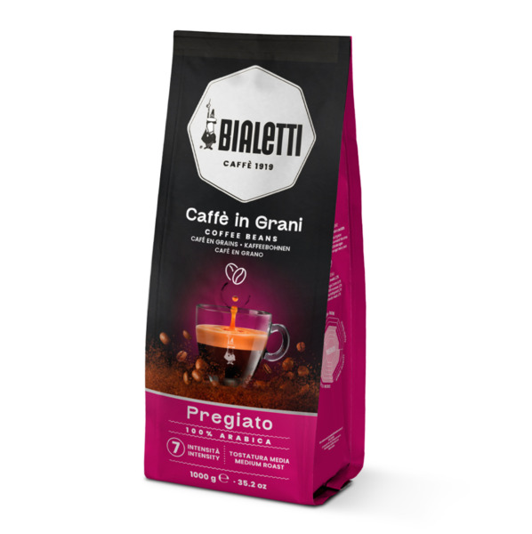 Bialetti Esperto Grani Pregiato 100 % Arabica espressokaffeb&ouml;nor 1 kg