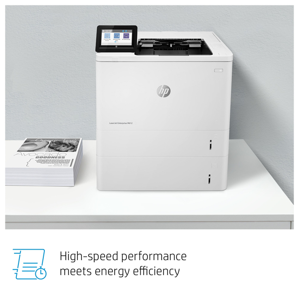 HP LaserJet Enterprise M612dn - Tulostin - yksivärinen - Dupleksi - laser - A4/Legal - 1200 x 1200 pistettä/tuuma - jopa 71 sivua/min - kapasiteetti: 650 arkkia