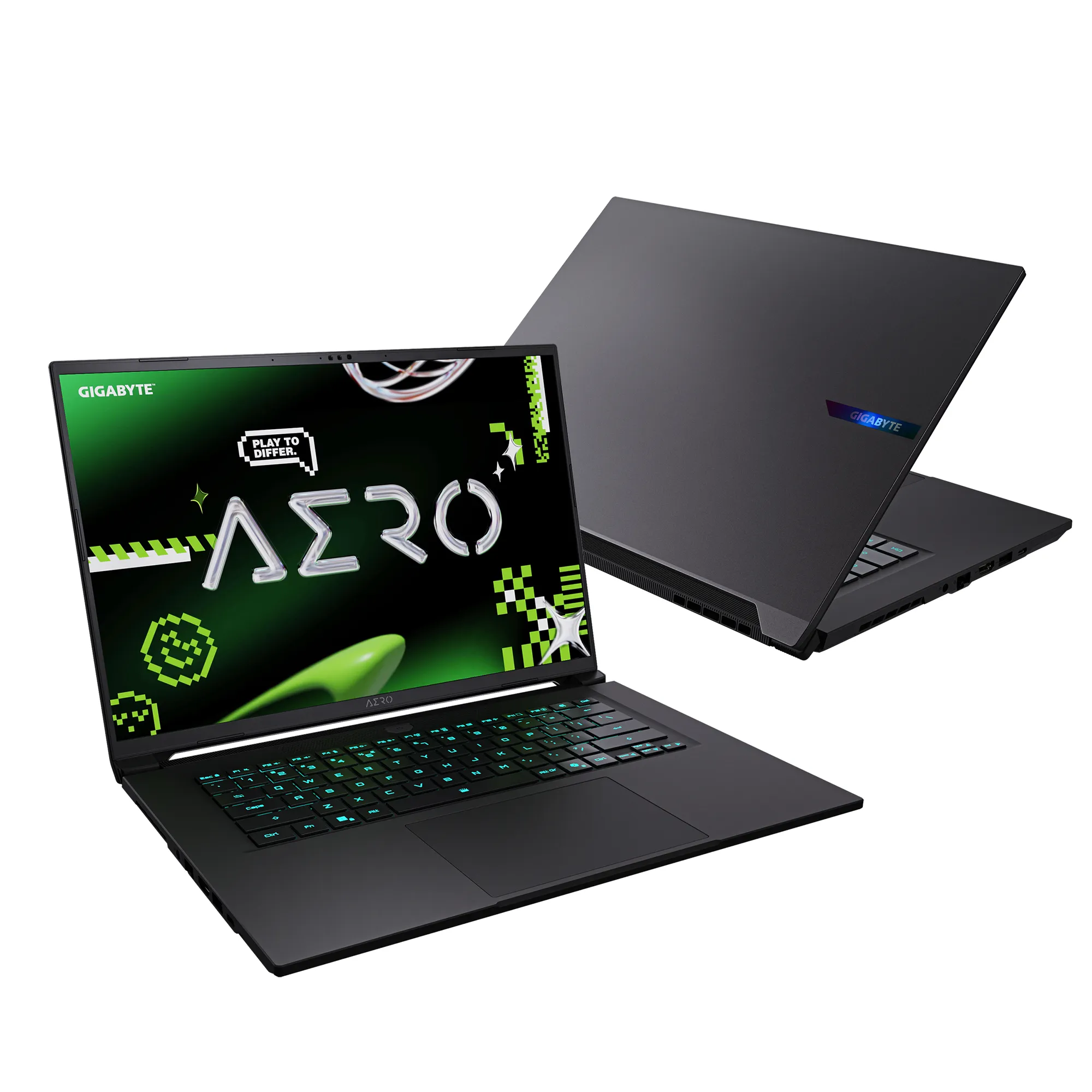 GIGABYTE AERO X16 1VH 16" Ryzen AI 7-350, 32 GB, 1 TB, Win 11 Home - spelb&auml;rbar dator, rymdgr&aring;