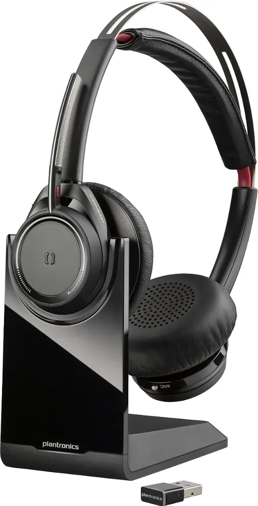 Poly Voyager Focus UC B825 -wireless headset, black