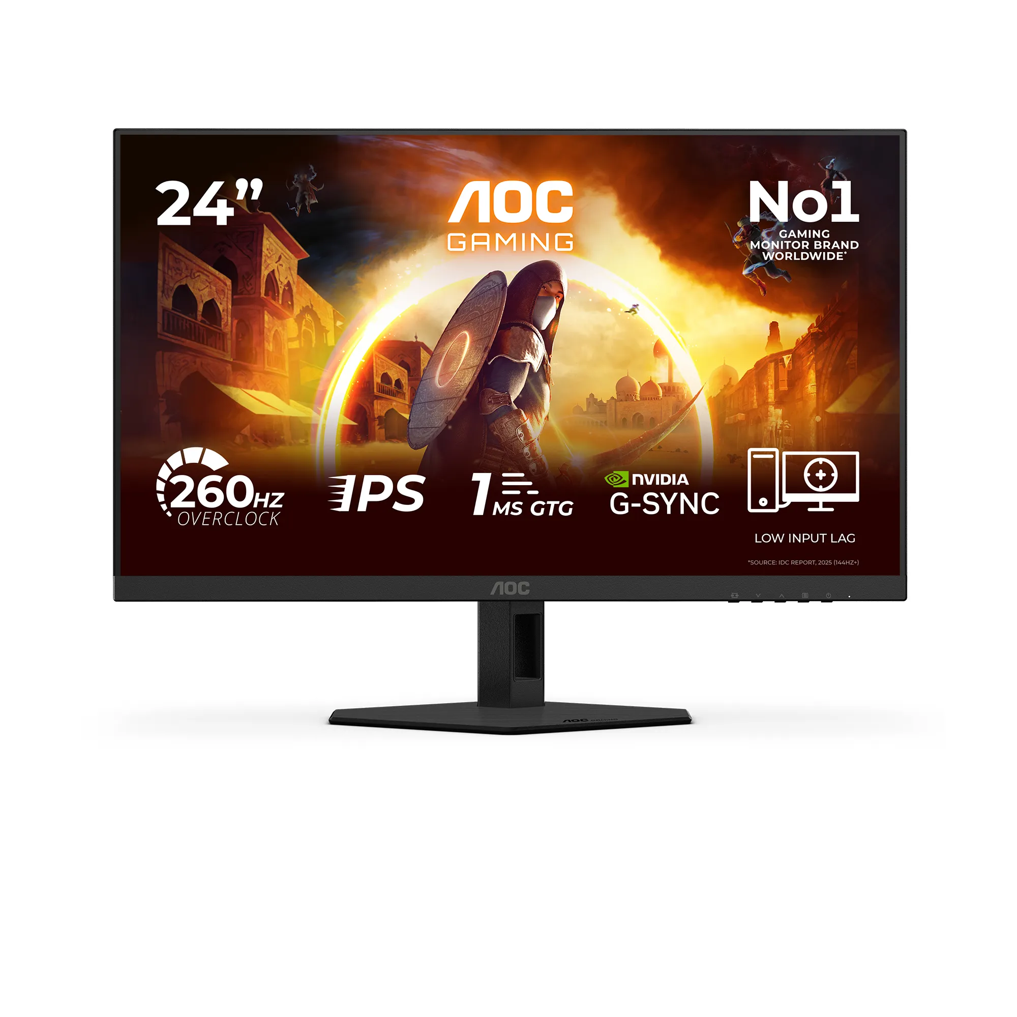 AOC 24G4ZRE 23.8" Full HD, Fast IPS Gaming Monitor